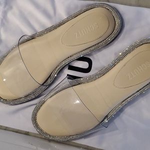 Schutz Alcina vynil sandals, size 8